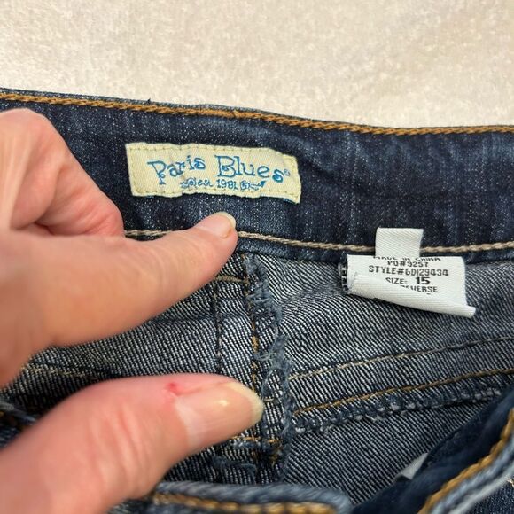 Women's Dark Blue Jeans Paris Blues size 15 - Picture 7 of 9